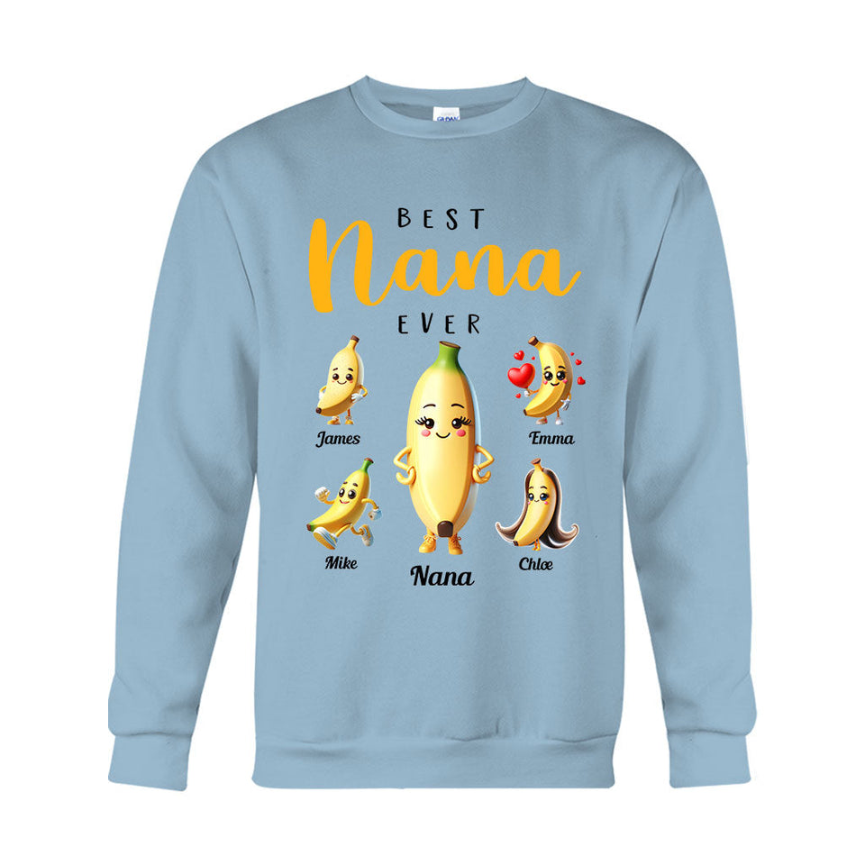 You Are The Best Nana - Personalized Grandma T-shirt And Hoodie