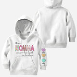 This Grandma Wears Her Heart On Her Sleeve - Personalized Grandma All Over Shirt