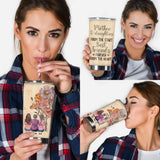 Mother And Children Birth Flowers - Personalized Mother Tumbler
