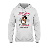 Our Story Is My Favorite - Personalized African American T-shirt And Hoodie