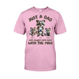 Just A Dad Who Always Came Back With The Milk - Personalized Father T-shirt And Hoodie