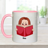 This Book I’m Reading Is Practically Porn - Personalized Book Accent Mug