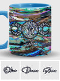 Triple Moon Beautiful Magick - Personalized Witch Accent Mug