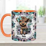 Bit Of A Mess But Doing My Best - Personalized Accent Mug