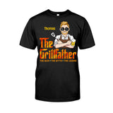 The Grillfather - Personalized Grilling T-shirt And Hoodie