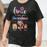 Blessed To Be Called Nana Grandpa Gigi - Personalized Grandma T-shirt And Hoodie
