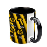 If Dad Can't Fix It We're All Screwed - Personalized Father Accent Mug