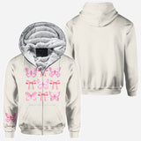 Pink Ribbon Coquette Bow Watercolor Butterfly - Personalized Butterfly All Over Shirt