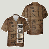 Vintage Fishing Custom Name - Personalized Fishing Hawaiian Shirt