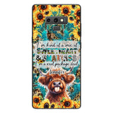 Sassy Highland Cow - Personalized Phone Case