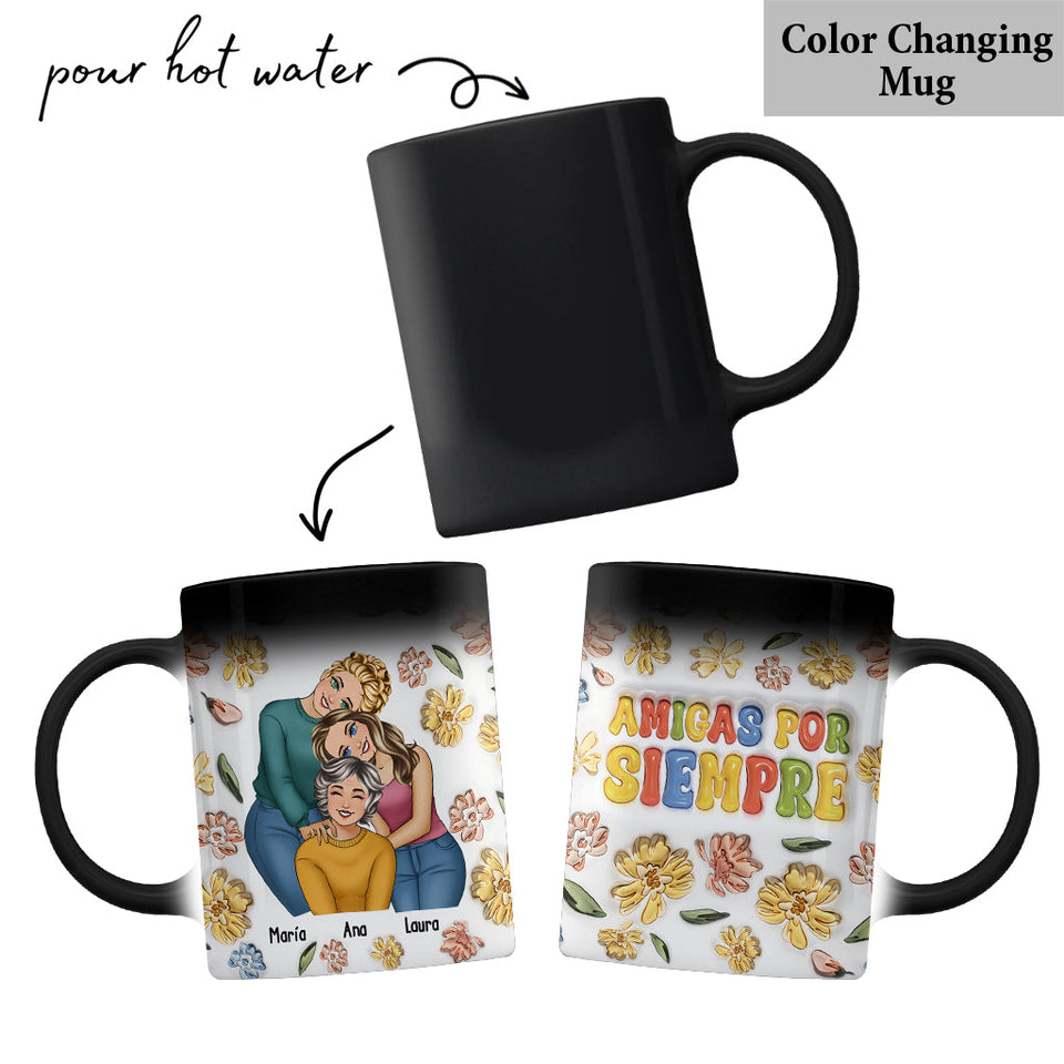 Amigas Por Siempre - Personalized Bestie Mug