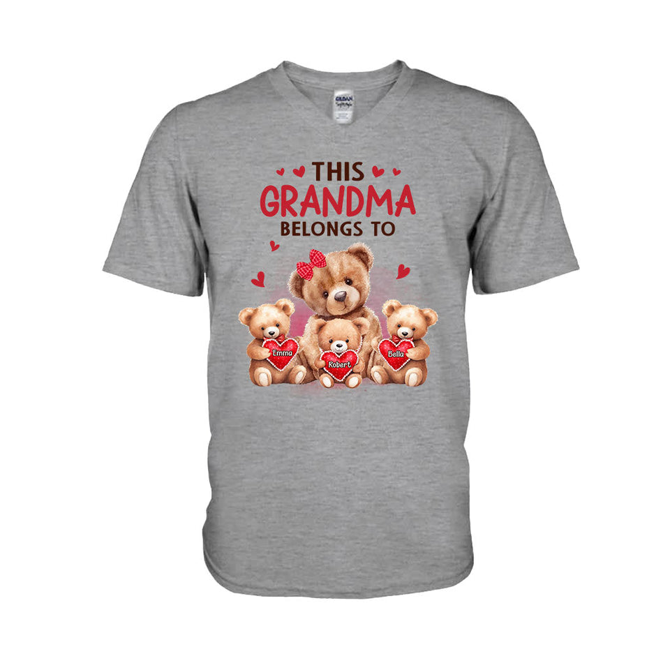 This Grandma Belongs To - Personalized Grandma T-shirt And Hoodie