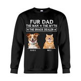 Fur Dad - Personalized Dog T-shirt And Hoodie