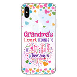 Grandma's Heart - Personalized Grandma Phone Case