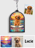 I'm Always With You - Personalized Dog Keychain