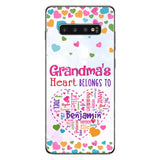 Grandma's Heart - Personalized Grandma Phone Case