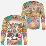 Hippie Soul Western Style - Personalized Hippie All Over Shirt