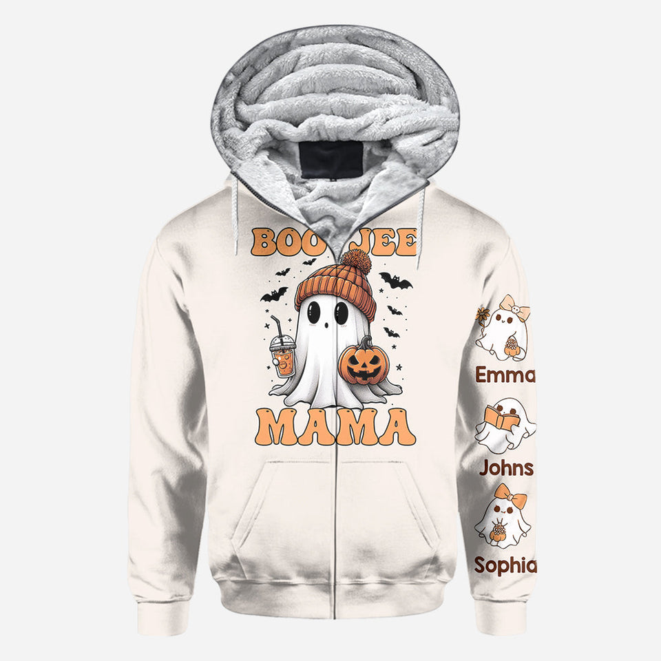 Halloween Boo Jee Mama - Personalized Mother All Over Shirt
