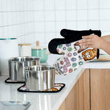 The Scret Ingredient Is Cat Hair - Personalized Cat Oven Mitts & Pot Holder Set
