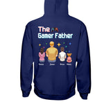 The Gamer Dad Gaming Father Any Title - Personalized Video Game T-shirt and Hoodie
