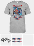 Reel Cool Papa Dad Uncle - Personalized Fishing T-shirt And Hoodie