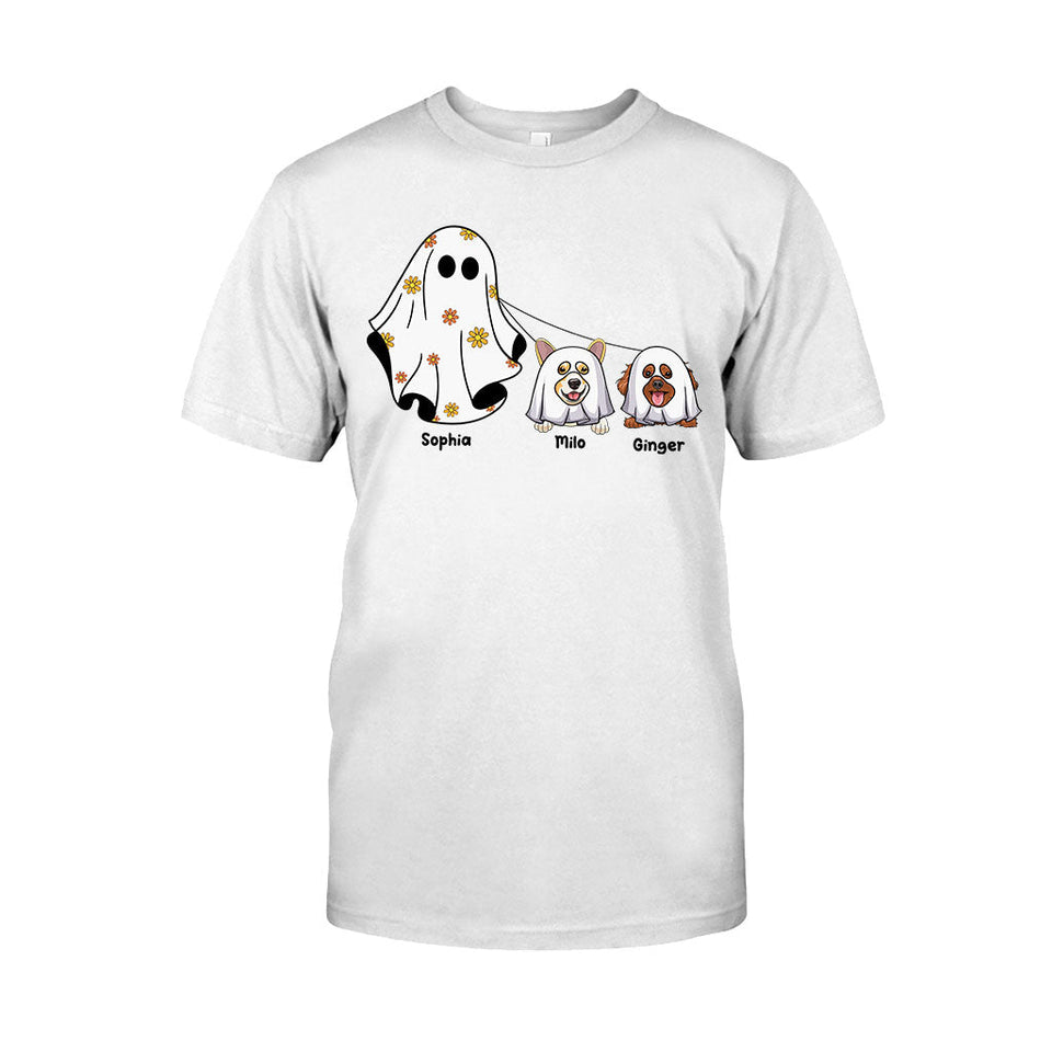 Cute Ghosts - Personalized Dog T-shirt And Hoodie