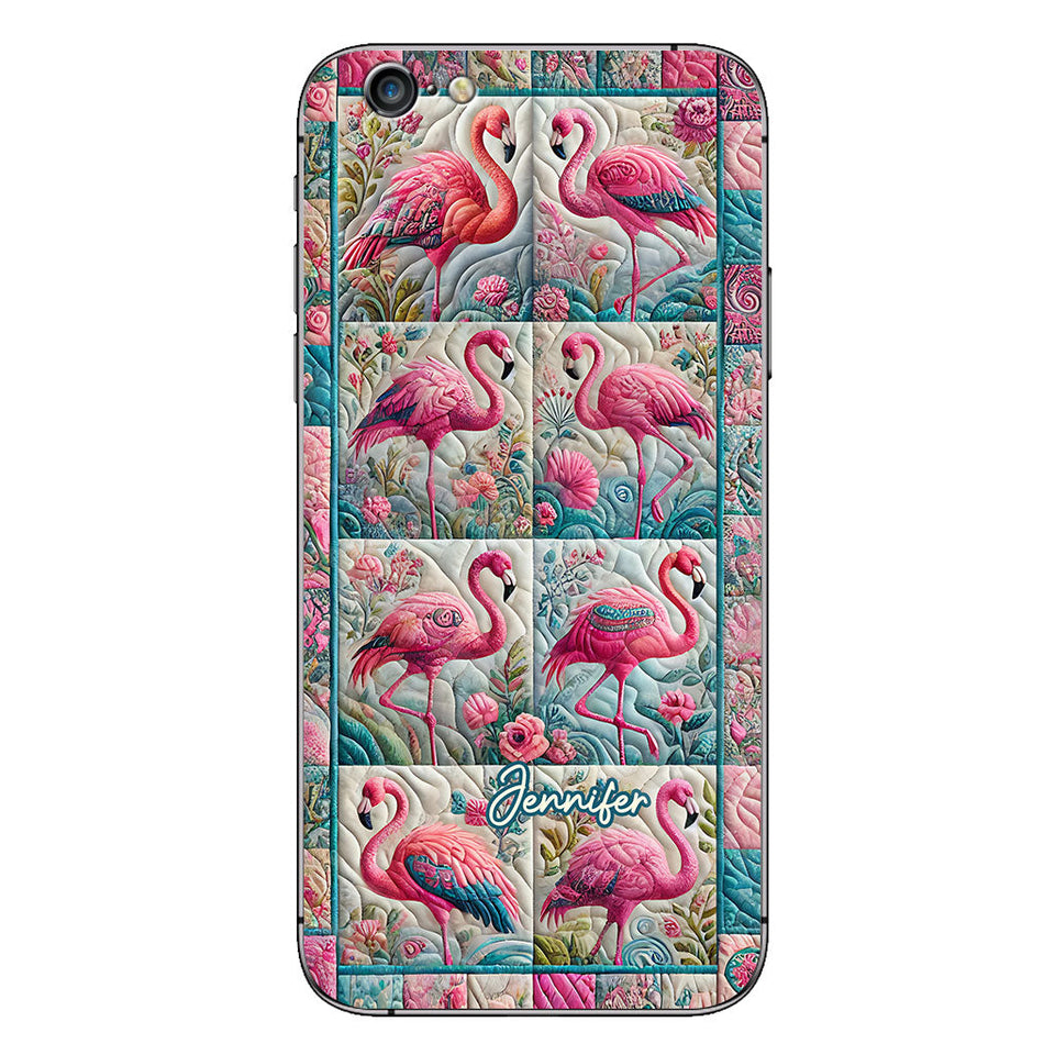 Vintage Flamingo - Personalized Flamingo Phone Case