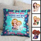 Your Farts F*cking Stink But I Still Love You - Personalized Couple Throw Pillow