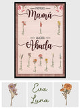 Primero Mamá Ahora Abuela - Personalized Grandma Canvas And Poster