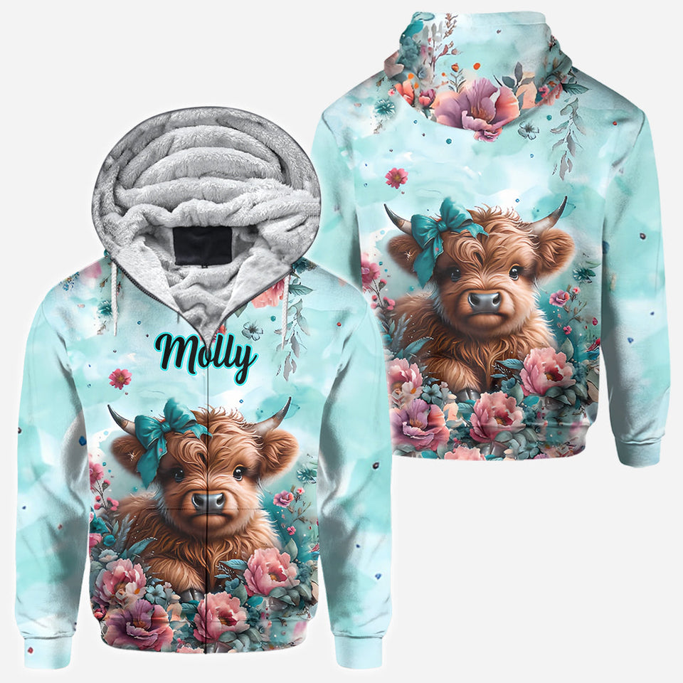 Cute Baby Cow - Personalized All Over Shirt