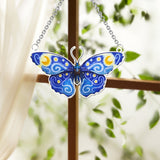 Van Gogh Starry Night Butterfly - Butterfly Window Hanging Suncatcher Ornament
