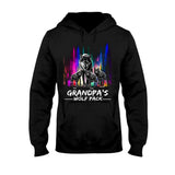 Grandpa's Wolf Pack - Personalized Grandpa T-shirt And Hoodie