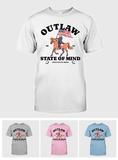 Outlaw State of Mind Western Donald Daddy Shirt, Trump 2024 Shirt, Maga 2024 Shirt, Trump Support Gifts