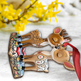 Loving Reindeer - Personalized Couple Ornament