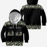 First Mom Now Grandma Bear Daisy - Personalized Grandma All Over Shirt