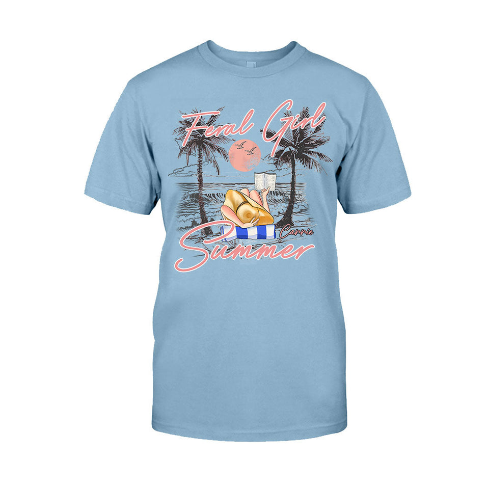Feral Girl - Personalized Sea Lover T-shirt And Hoodie