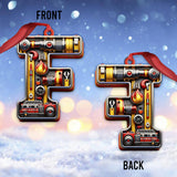 Ohana Custom Alphabet - Personalized Firefighter Ornament