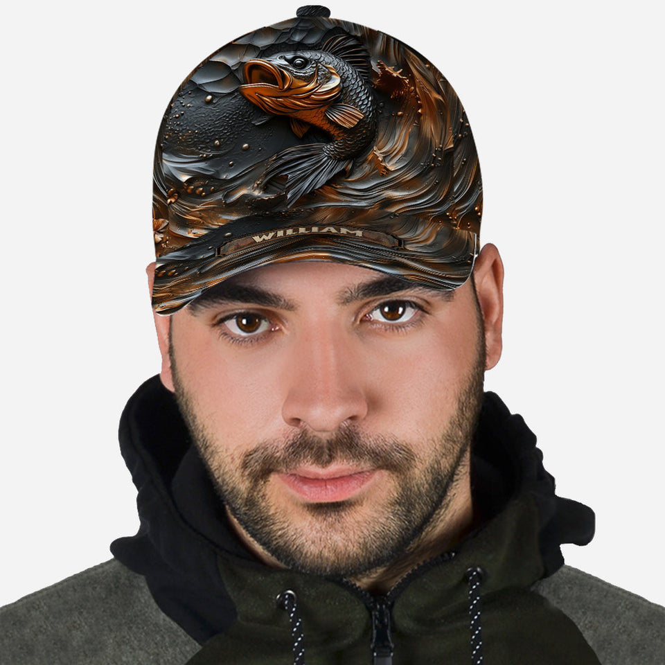Fishing Lover - Personalized Fishing Classic Cap