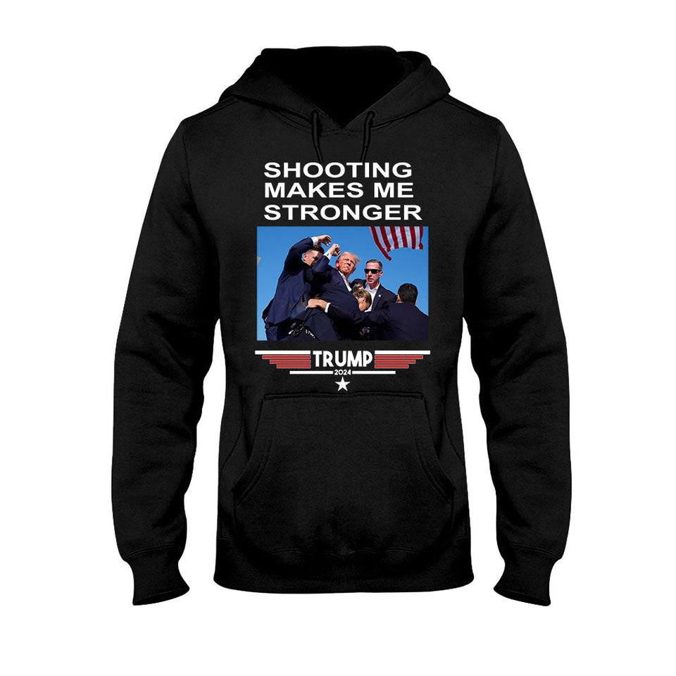 Sh00ting Make Me Stronger 2024 President Election Shirt