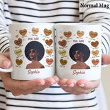 God Said You Are - Personalized African American Mug