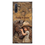 Just A Girl Who Loves Horse - Personalized Horse Clear Phone Case