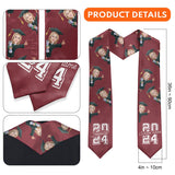 Caricature Funny Character - Personalized Graduation Graduation Stole