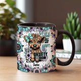 Bit Of A Mess But Doing My Best - Personalized Accent Mug