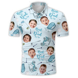 Best Dad By Par - Personalized Golf Polo Shirt