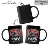 Father Son Red Moon Fist Bump - Personalized Father Mug