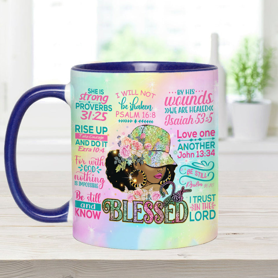 Proud Black Woman - Personalized African American Accent Mug