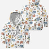 Mom's Love Hands Holding Pastel Floral - Personalized Mother All Over Shirt