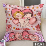 Get Your WIlly Ready - Personalized Couple Throw Pillow