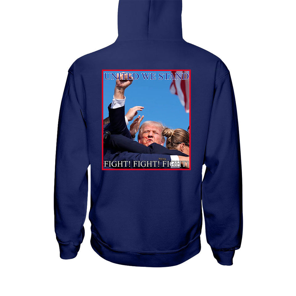 United We Stand Shirt, Never Surrender Shirt, Fight For America T-shirt, 2024 Rally Shirt, Fight Fight Fight Shirt