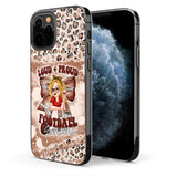Loud Proud Football Any Title - Personalized Football Clear Phone Case